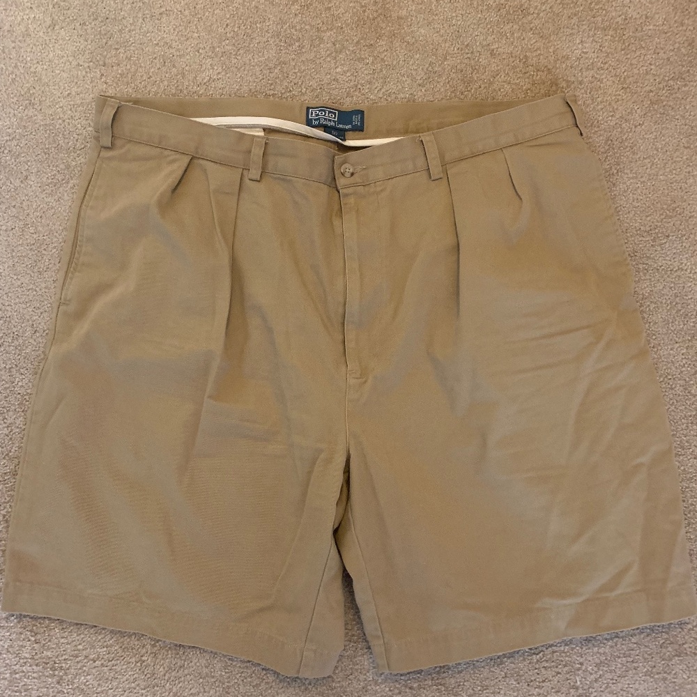 Men’s Polo, size 44 khaki shorts